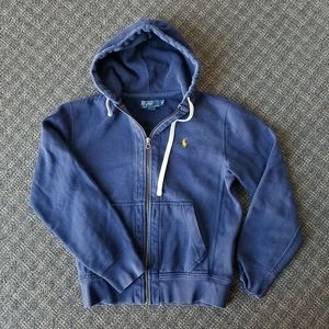 Polo Ralph Lauren Hoodie Sweatshirt Blue Pony Sm